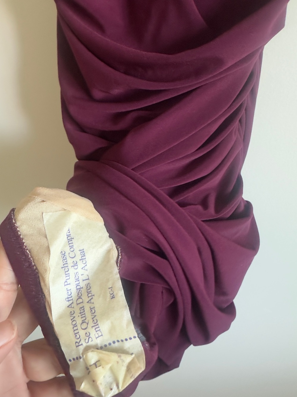NWT Norma Kamali X REVOLVE Cayla Pickleball Mini Dress in Plum Size Large - Picture 5 of 6